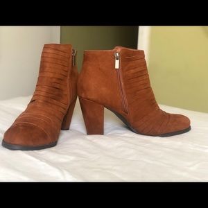 New Brown Booties w/ heel